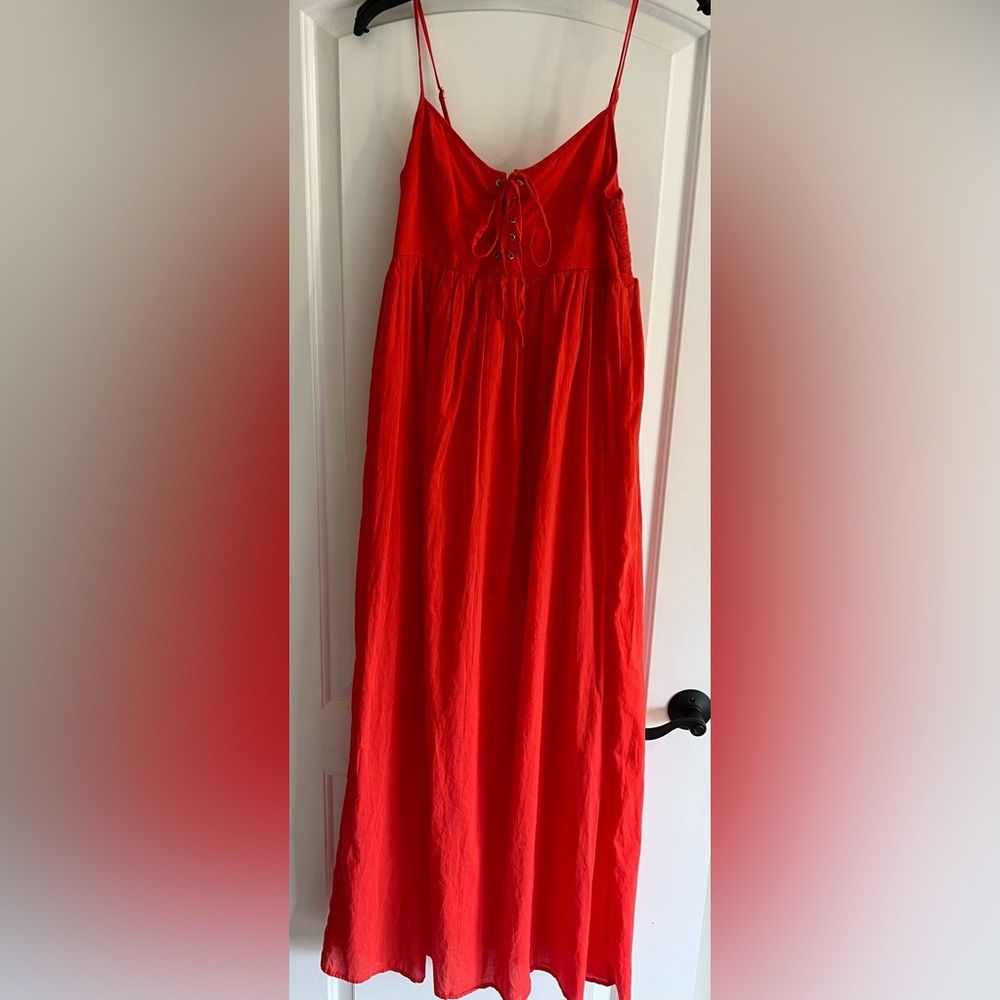 Lace up Maxi Dress